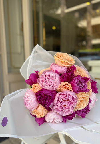 Deluxe Şakayık Gül Buketi